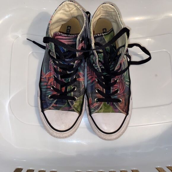 Converse all Star tropical jungle high top sneaker - Picture 8 of 9